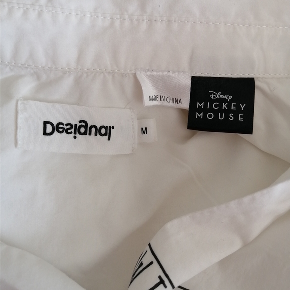 Disney White Blouse with Mickey Mouse Design - Picture 4 of 5